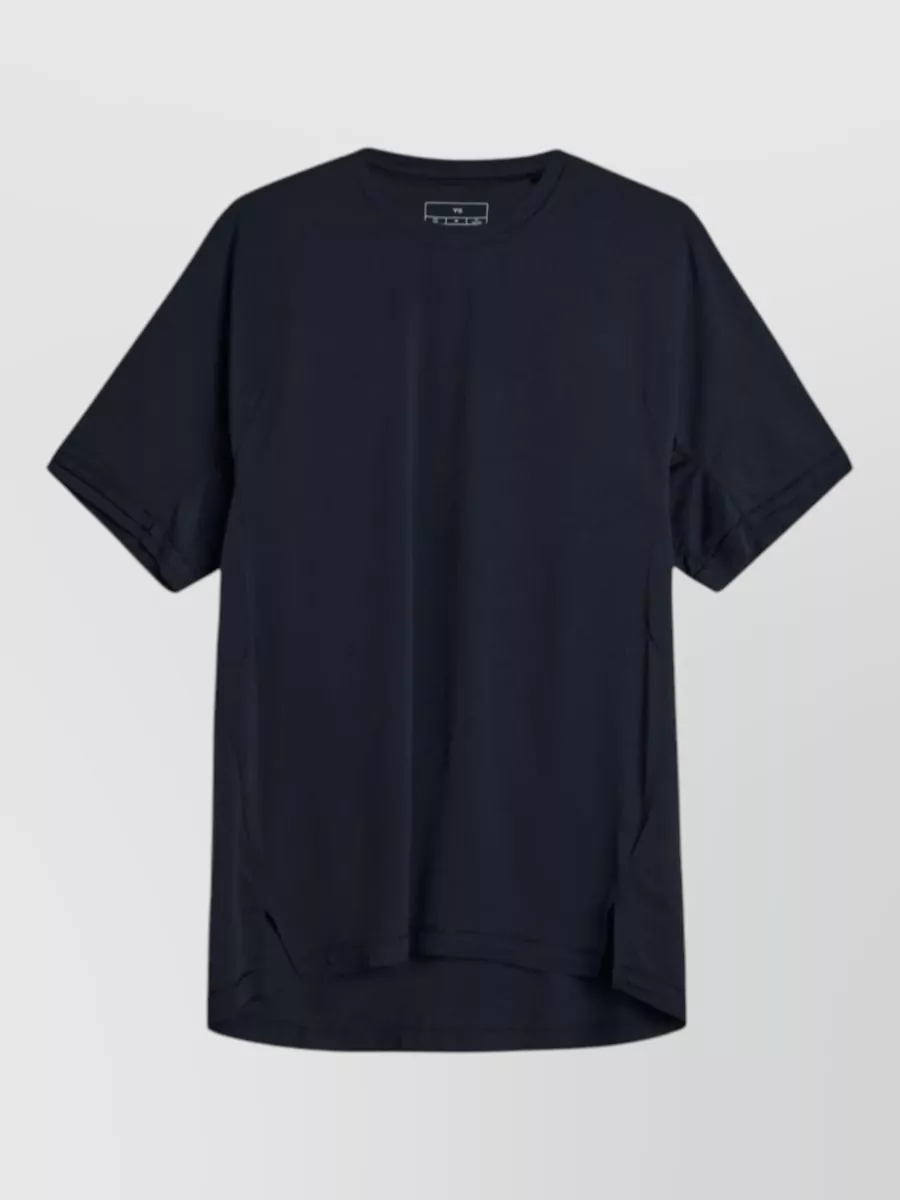 Y-3 recycled polyester logo print short sleeve t-shirt