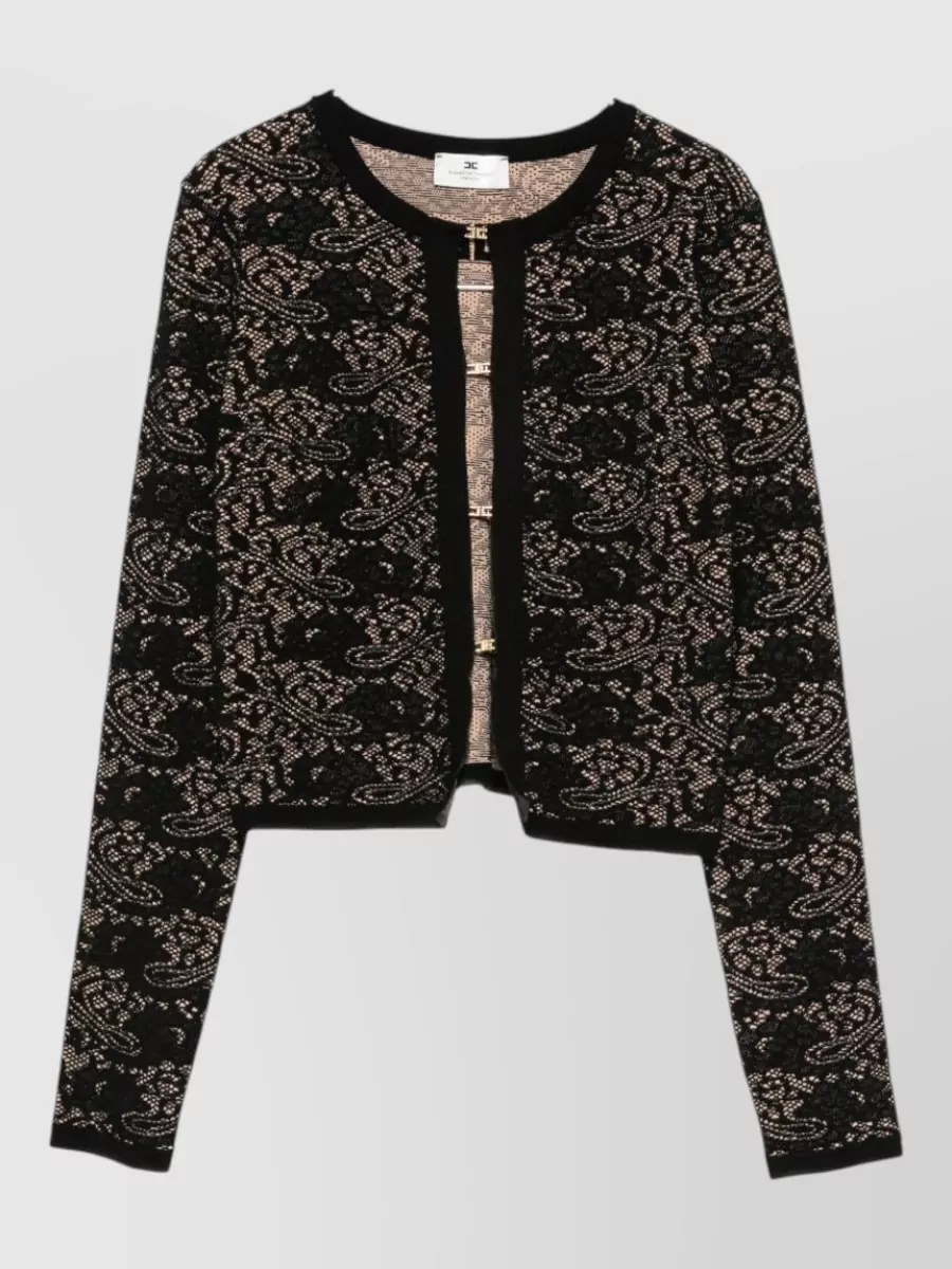 Elisabetta Franchi lace cropped cardigan