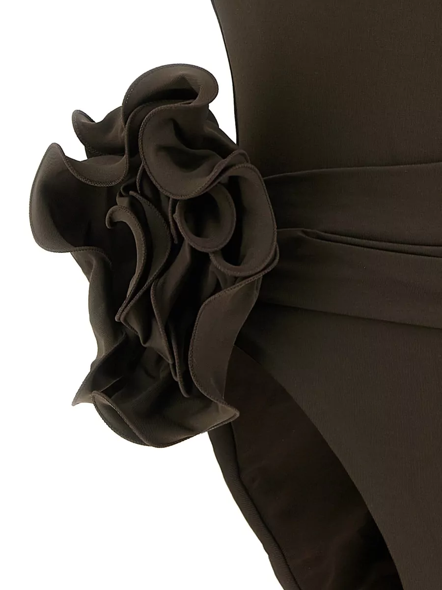 Magda Butrym Draped One-Piece Swimsuit