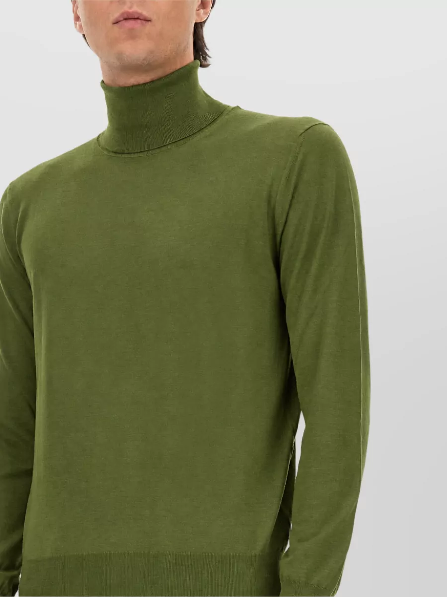Saint Laurent Cashmere Wool Silk Turtleneck Sweater