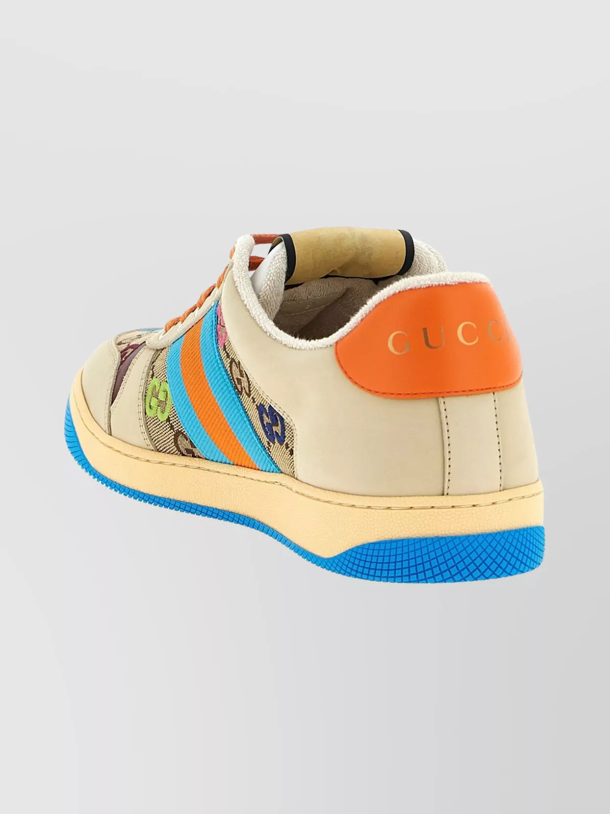 Gucci Colorful Low-Top Sneakers Rubber Sole