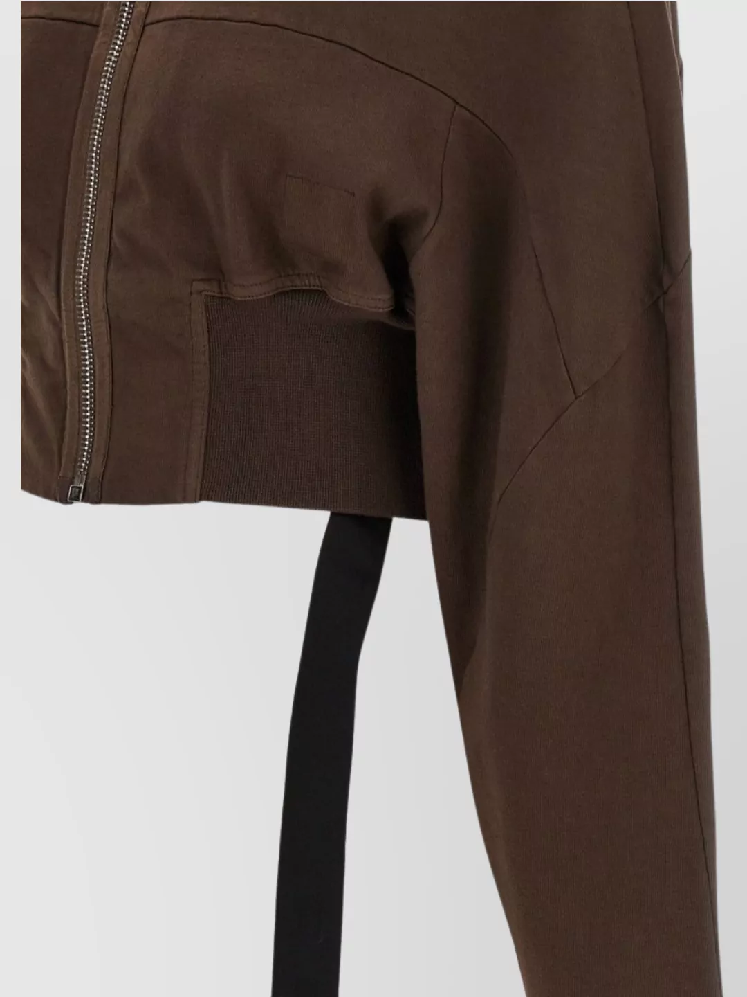 Rick Owens Drkshdw Hooded Cropped Long Sleeve Top