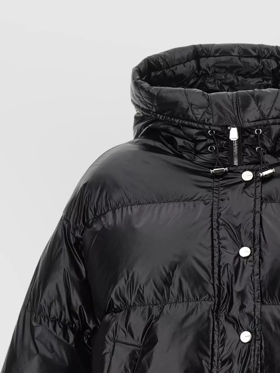 Pinko Down Quilted Hooded Cape