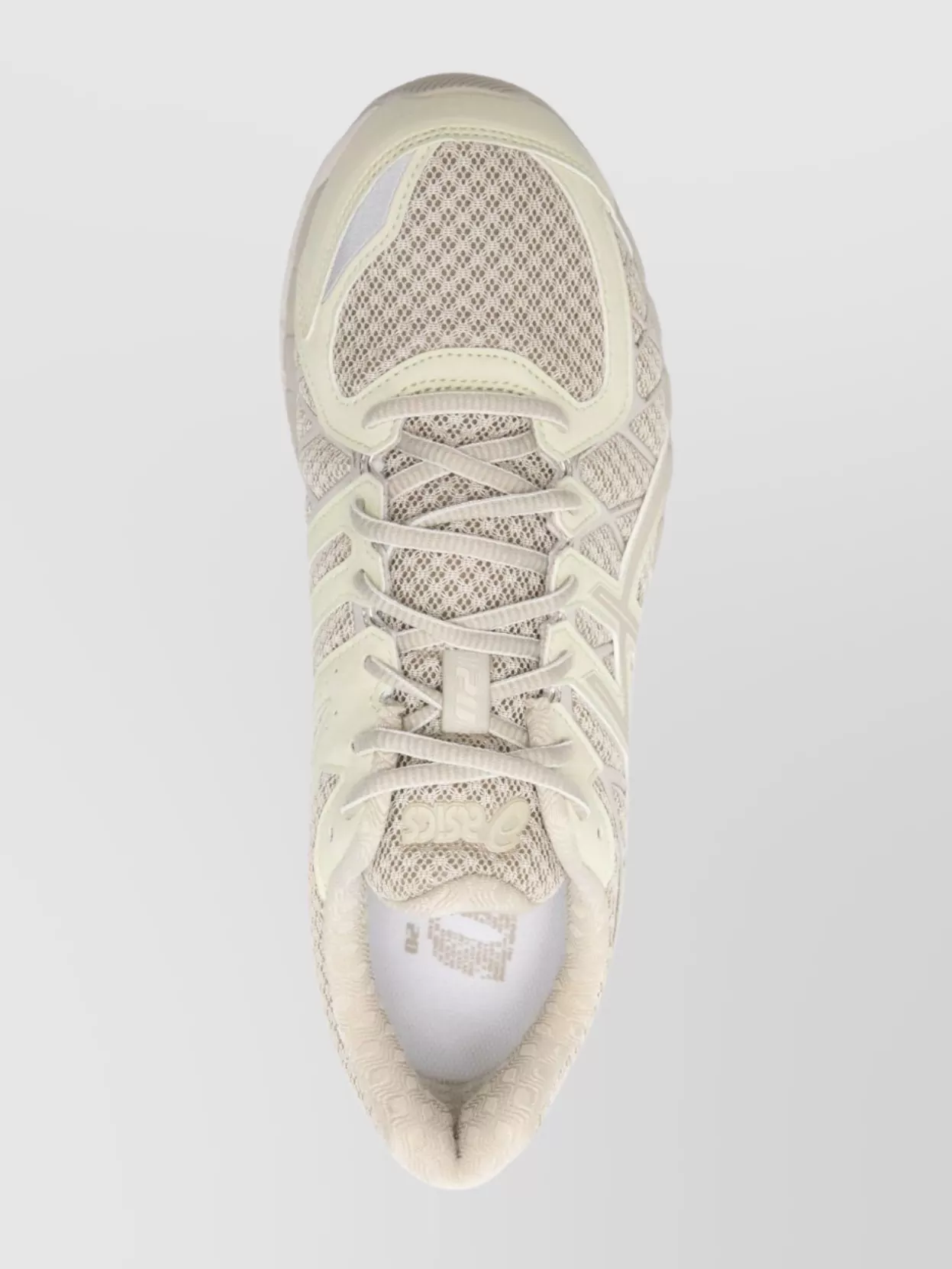 Asics Casual Sneakers With Mesh Upper And Rubber Sole