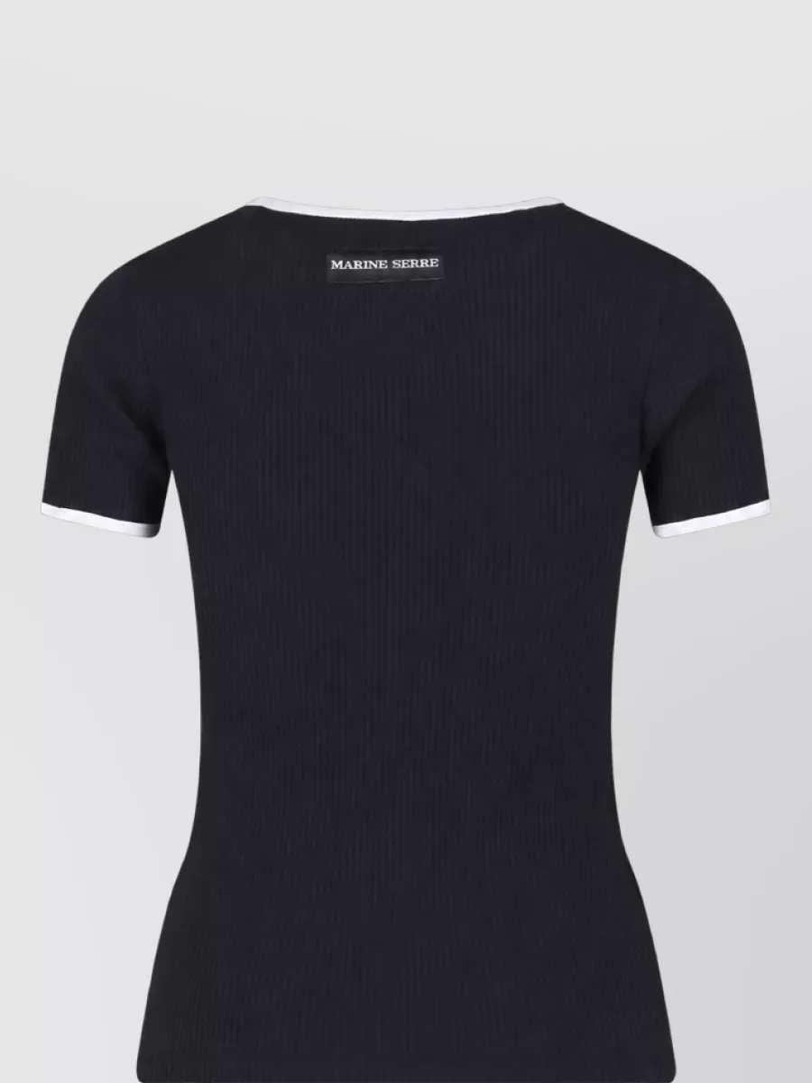 Marine Serre Short-Sleeve T-Shirt