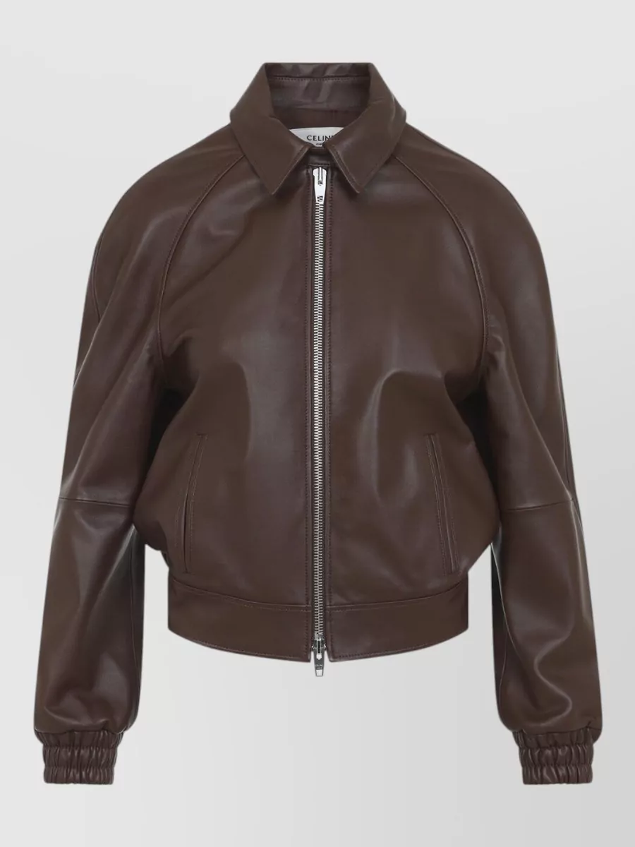 Celine lamb leather jacket