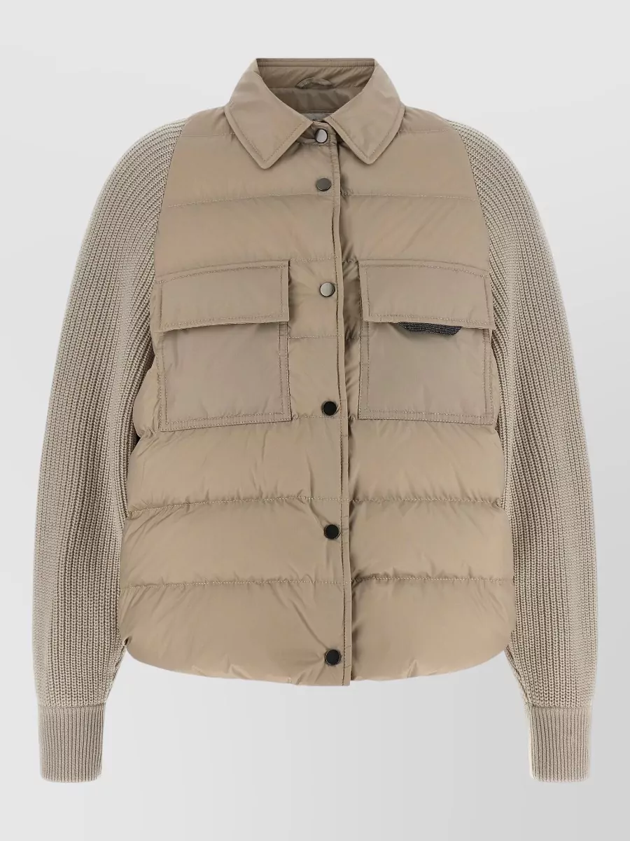 Brunello Cucinelli Quilted down parka coat