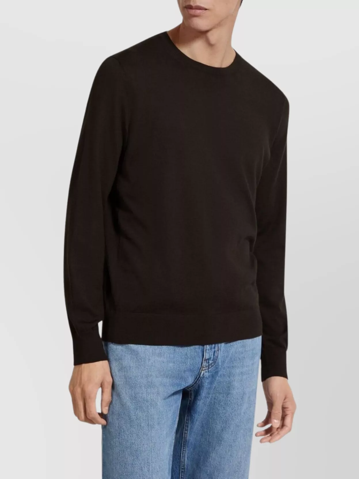 Zegna Cashmere Silk Long Sleeve Turtleneck