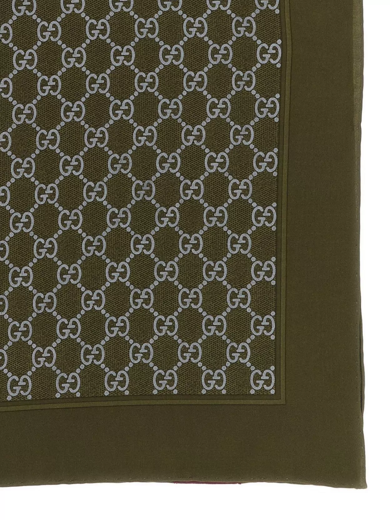 Gucci Two-Tone Square Scarf Accessory