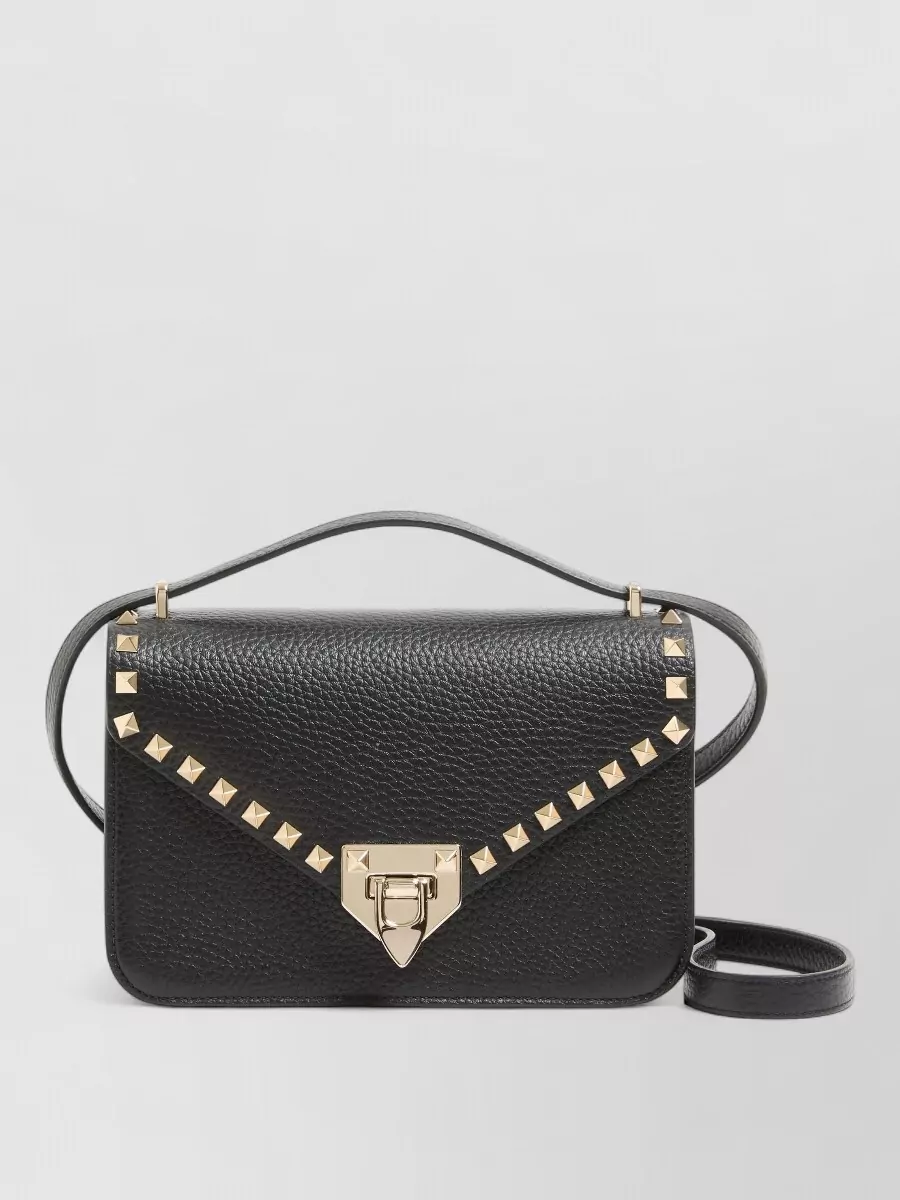 Valentino leather rockstud small shoulder bag