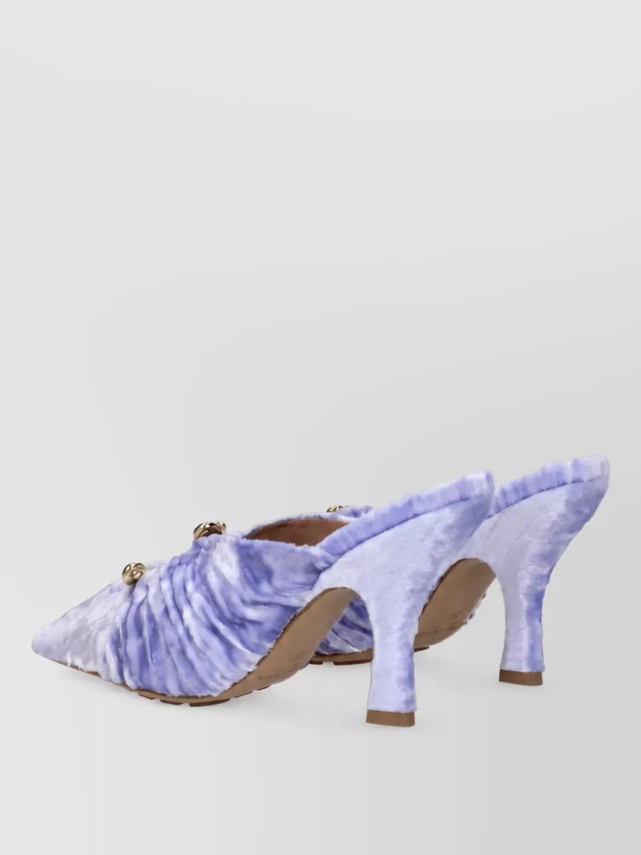 Bottega Veneta Velvet Mules