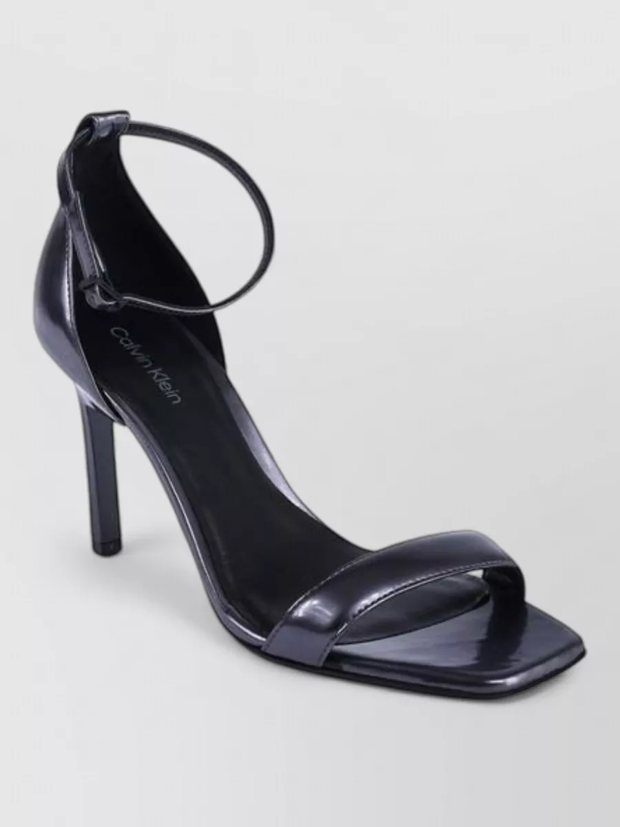 Calvin Klein leather stiletto heel sandals