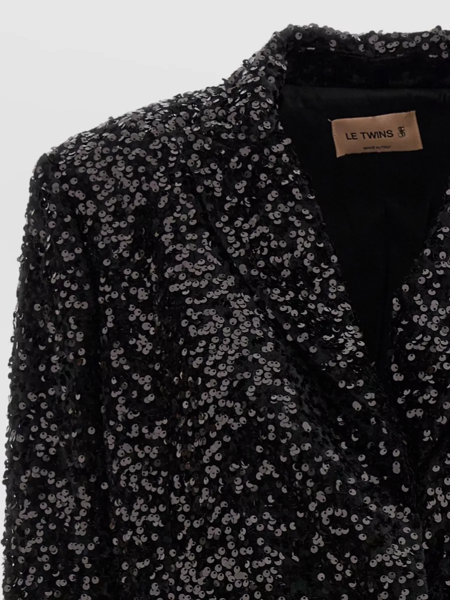 Le Twins Sequined Double-Breasted Blazer