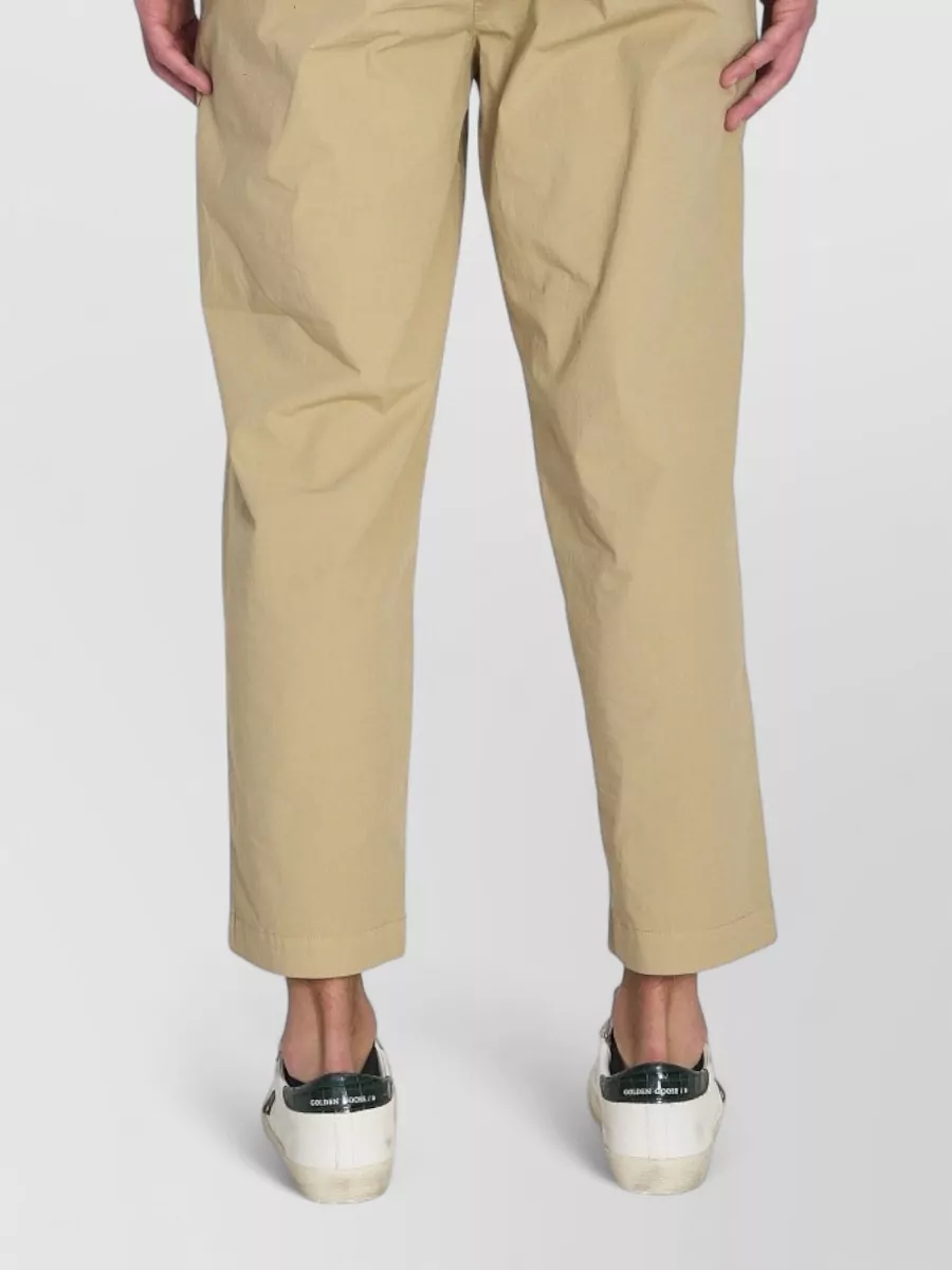 Barena Mid-Rise Wide-Leg Cropped Trousers