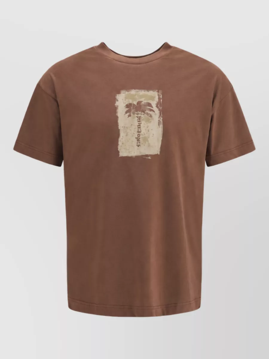 Palm Angels cotton printed short-sleeve t-shirt