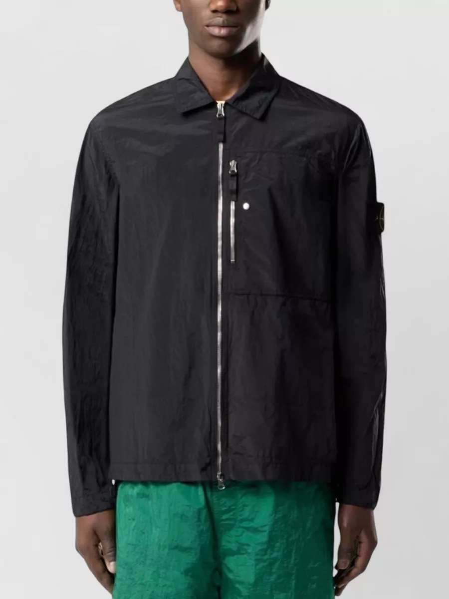 Stone Island Nylon Regular-Fit Zip-Up Overshirt