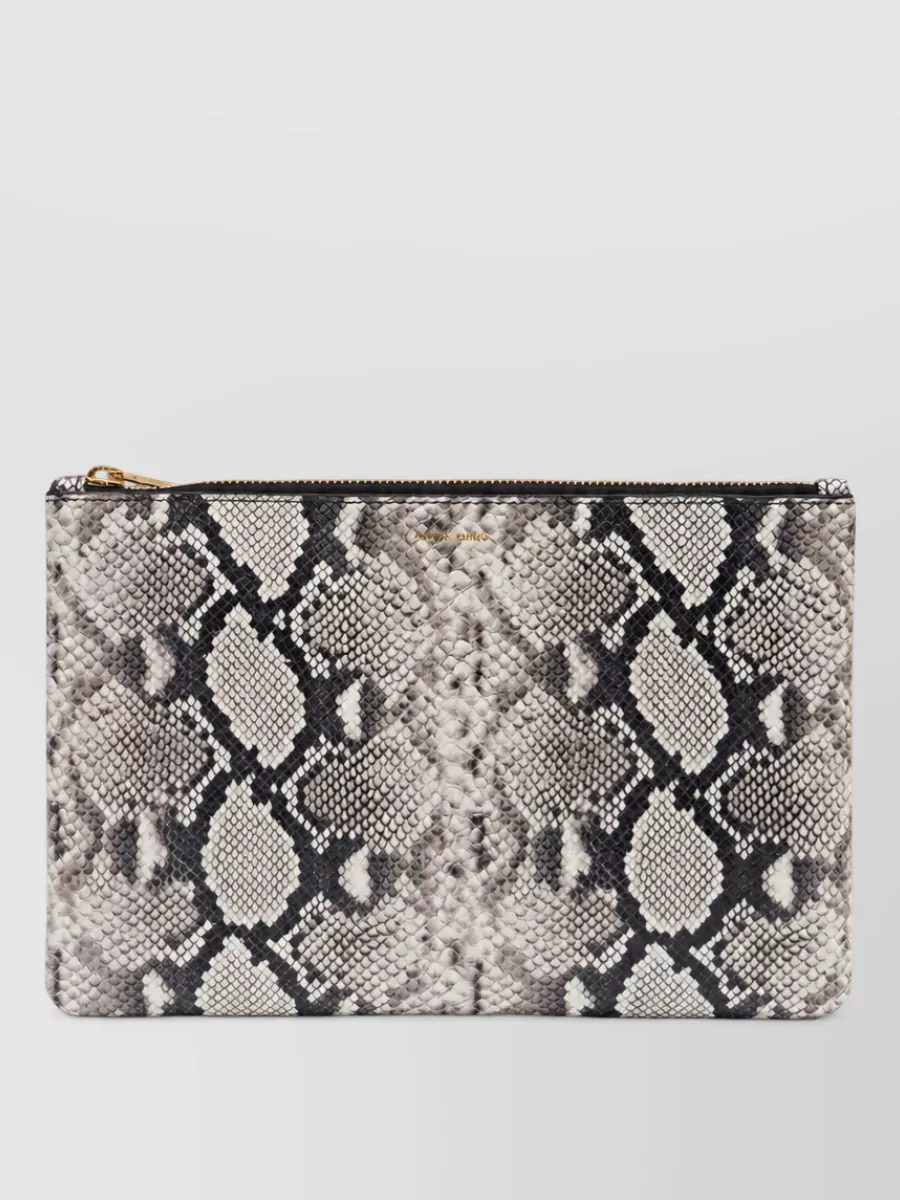 Anine Bing leather clutch bag