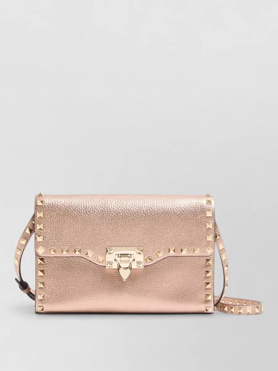 Valentino Leather Rockstud Shoulder Bag