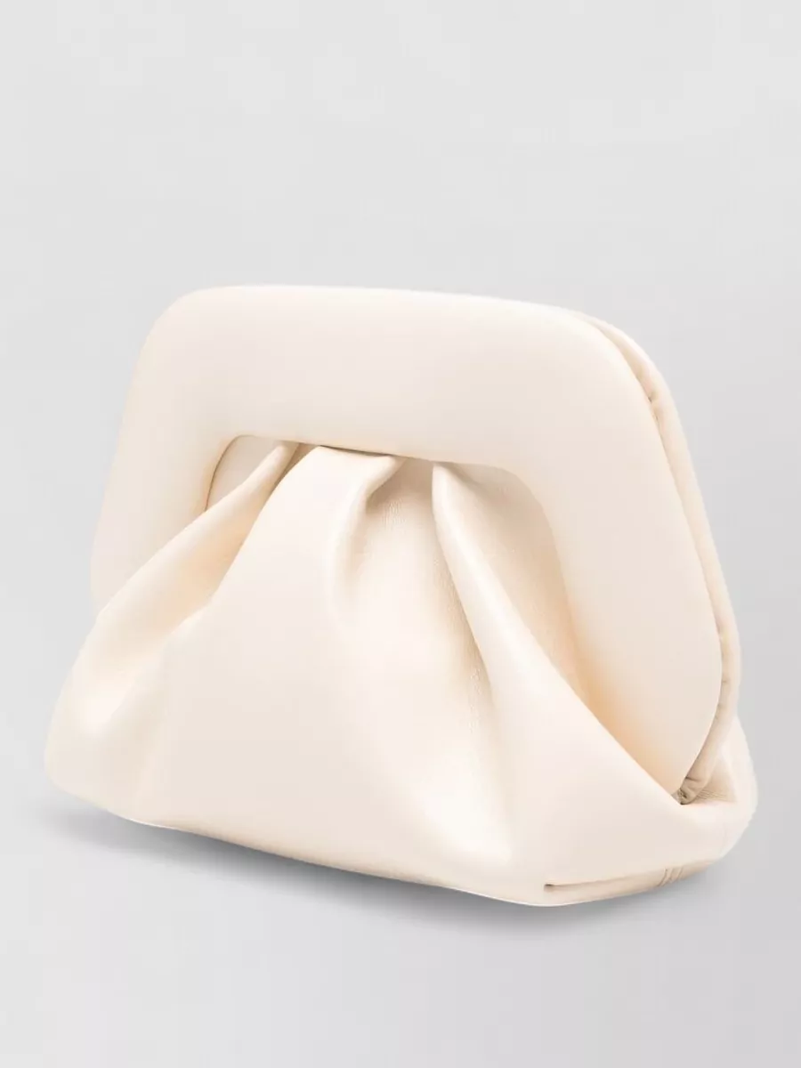 Themoiré Bios Small Pleated Clutch Bag