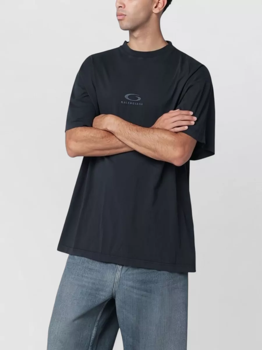 Balenciaga Cotton Oversized Gradient-Print T-Shirt