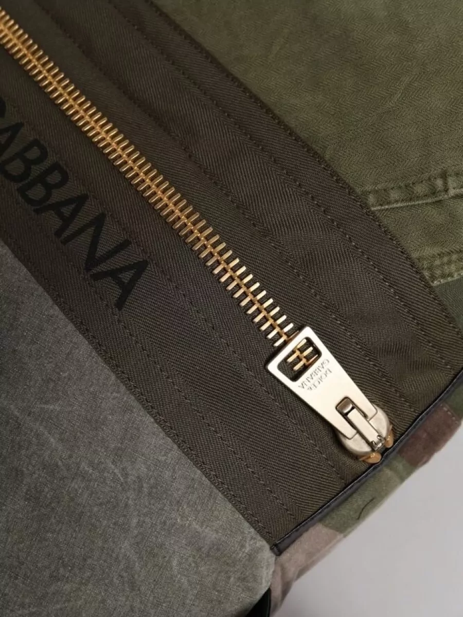 Dolce&Gabbana Cotton Patchwork Backpack