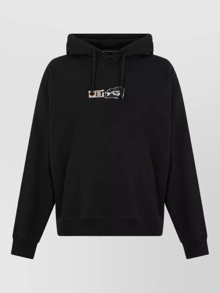 Adidas Y3 cotton hooded sweatshirt