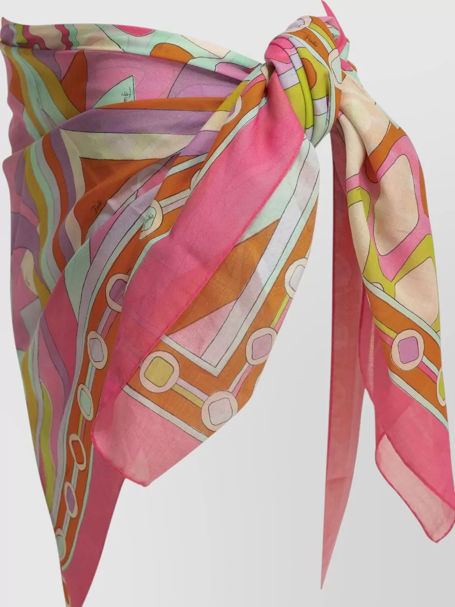 Pucci Printed Cotton Sarong