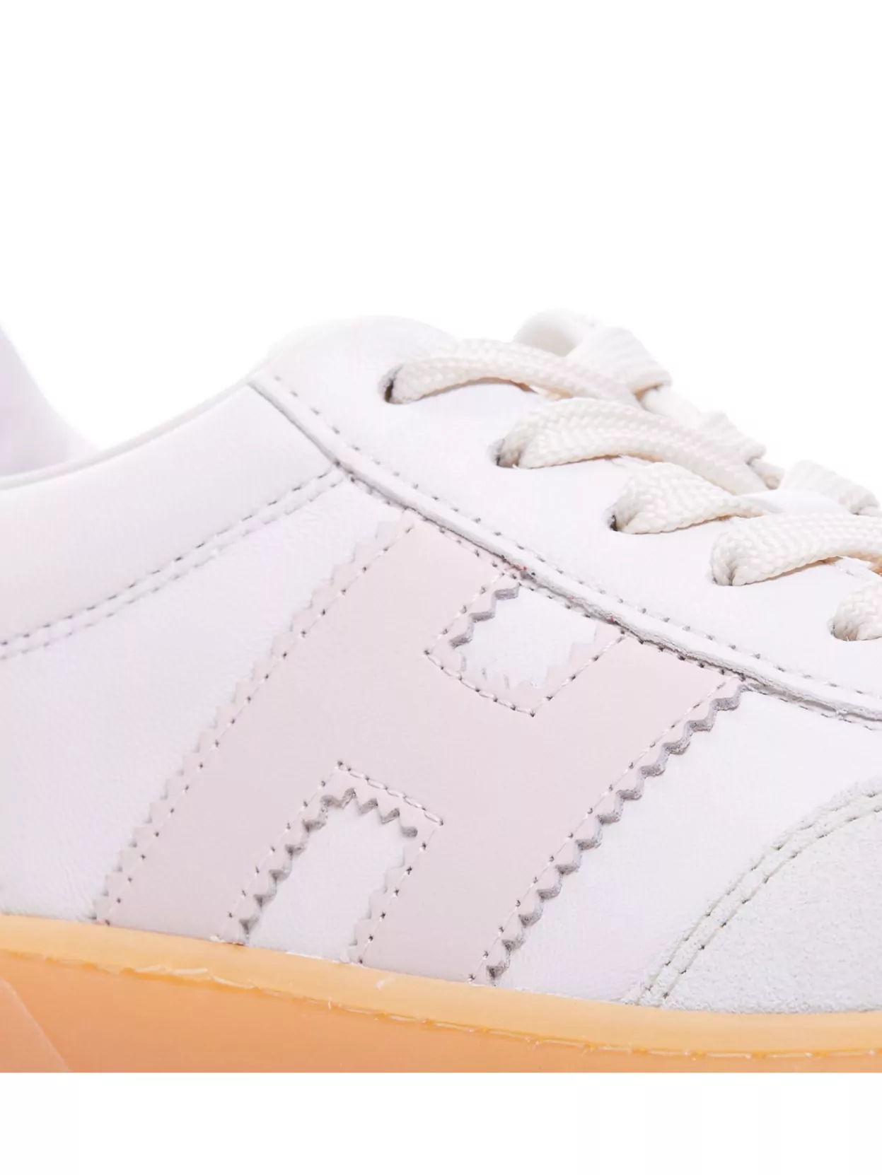 Hogan Leather Sneakers Rubber Sole