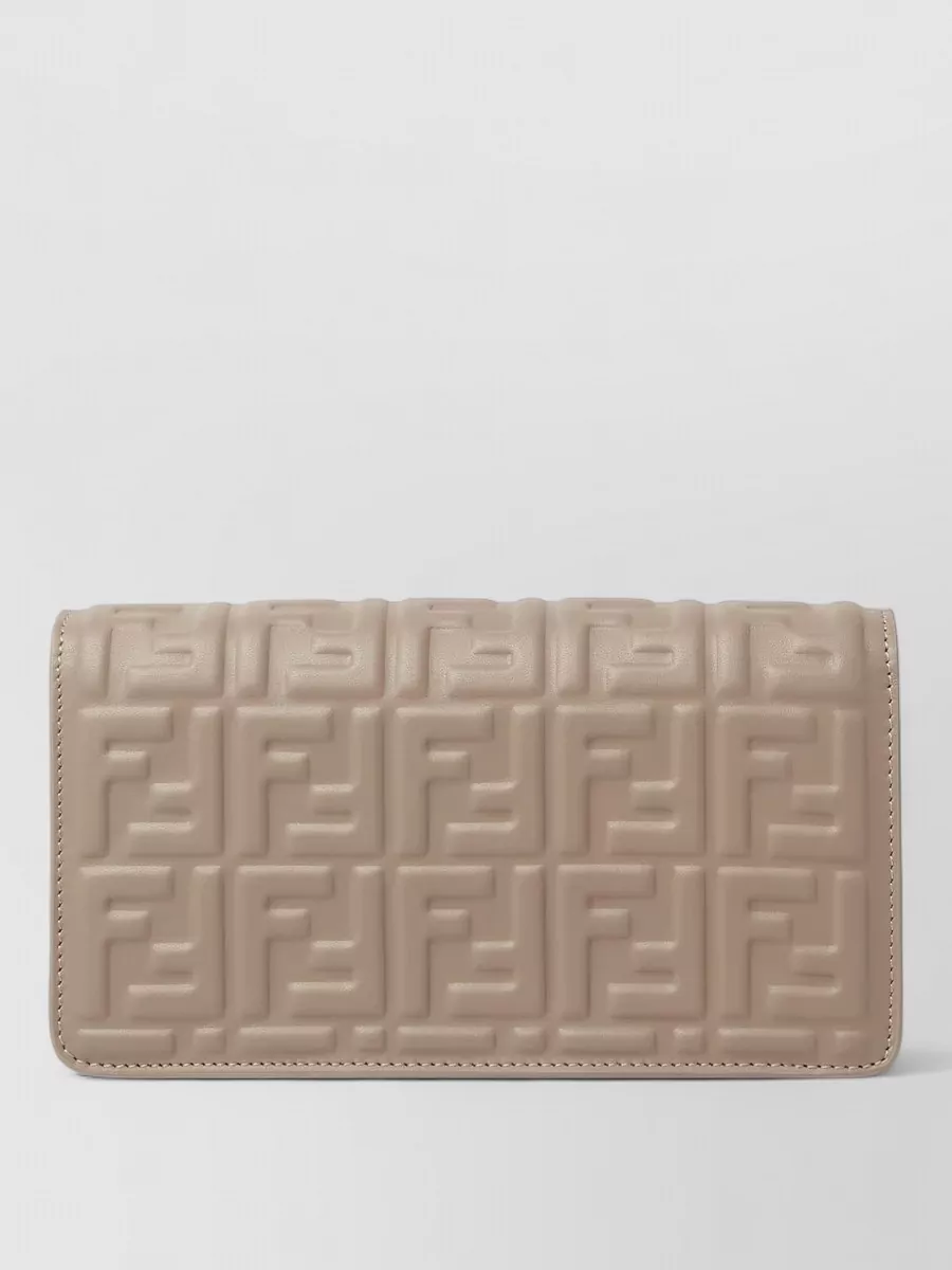 Fendi Baguette Leather Shoulder Bag