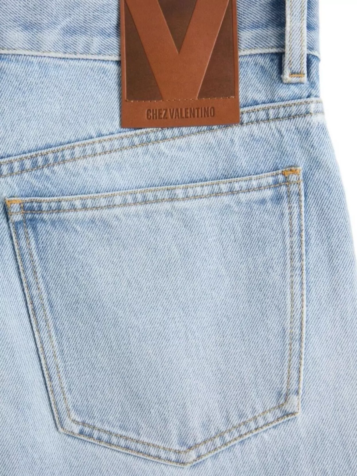 Valentino Garavani Straight Leg Trousers Featuring Five-Pocket Design
