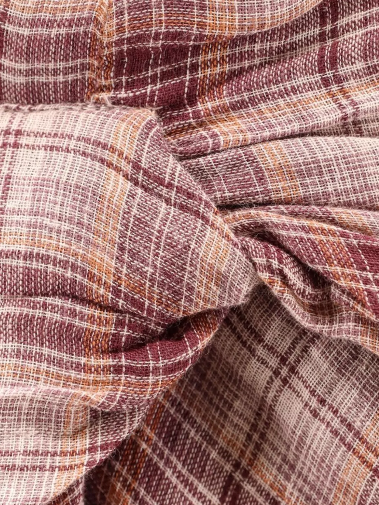 Isabel Marant Étoile Asymmetrical Plaid Midi Skirt With Knot Detail In Multi