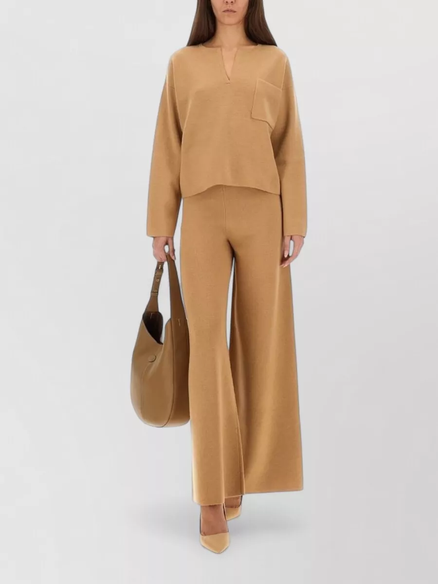 Max Mara Cashmere Wide-Leg Trousers