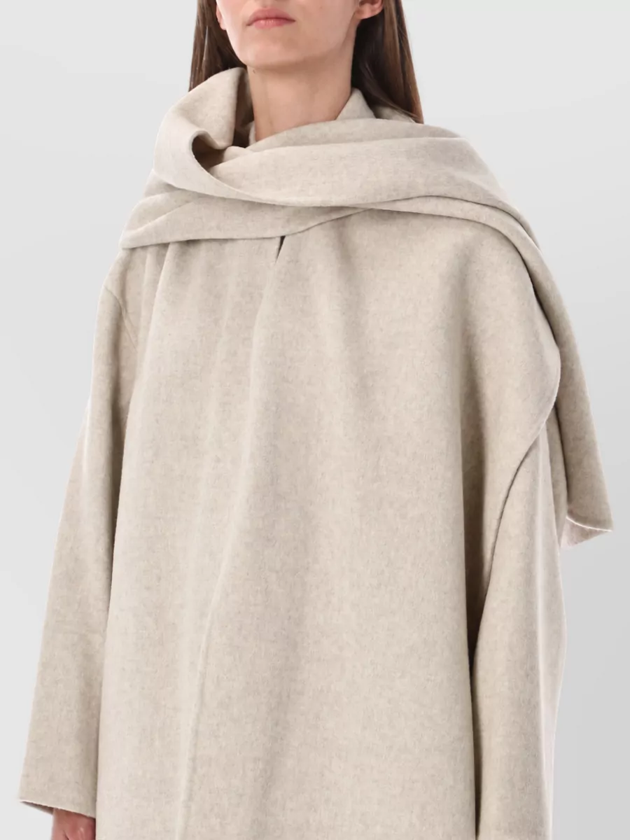 Soeur Wool Oversized Mid Calf Coat
