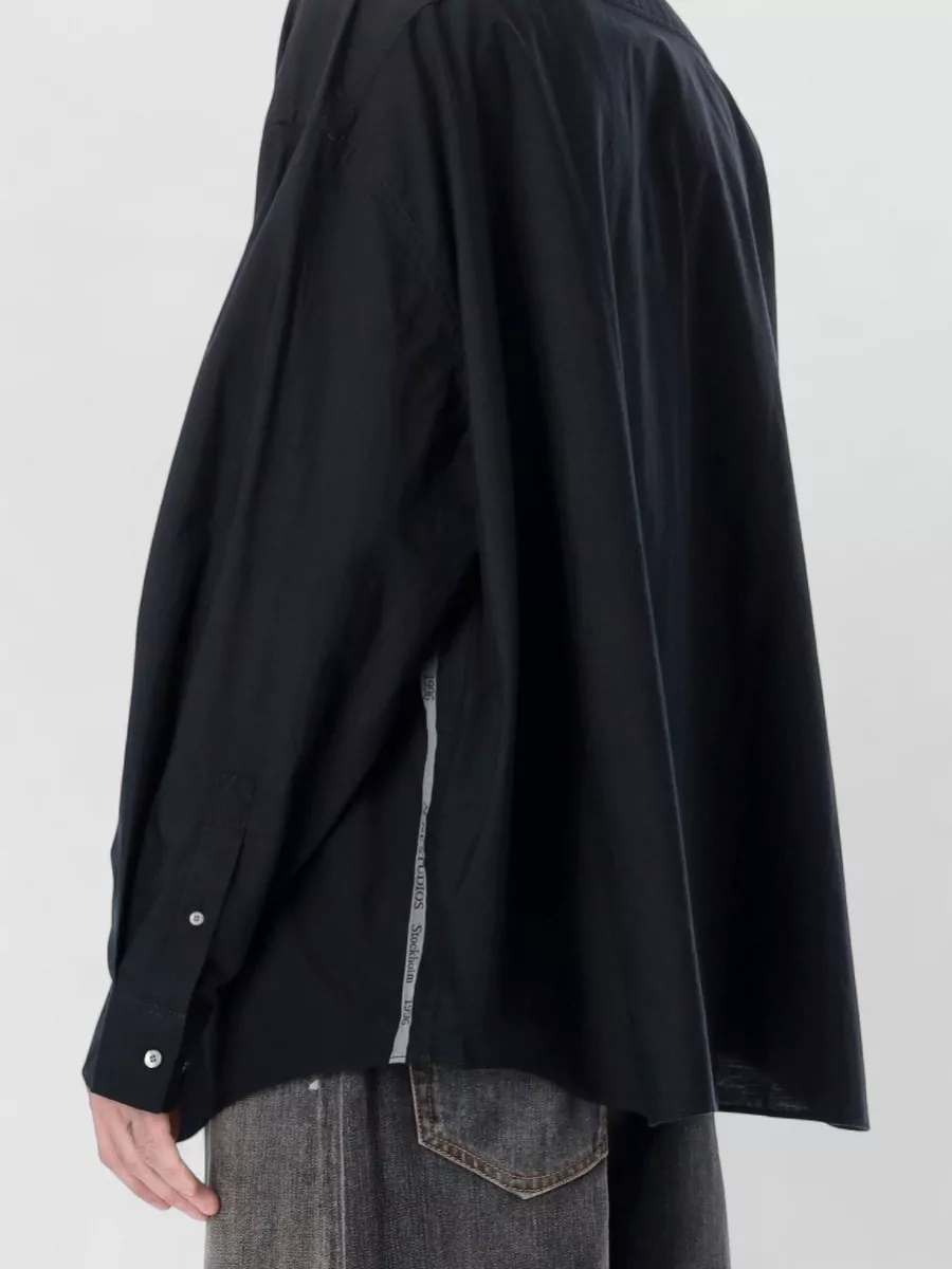 Acne Studios Organic Cotton Relaxed-Fit Long-Sleeve Shirt