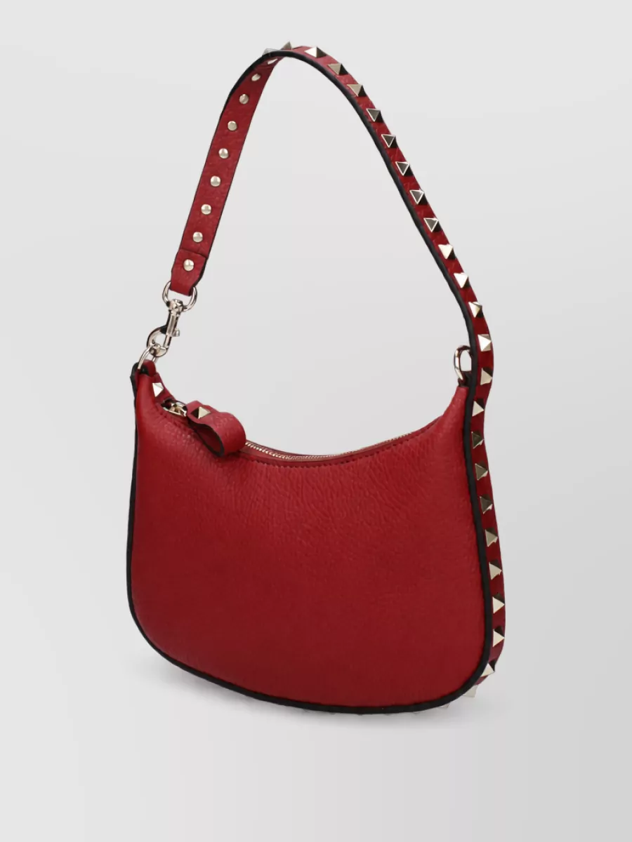 Valentino Garavani Rockstud Spike Leather Clutch Bag