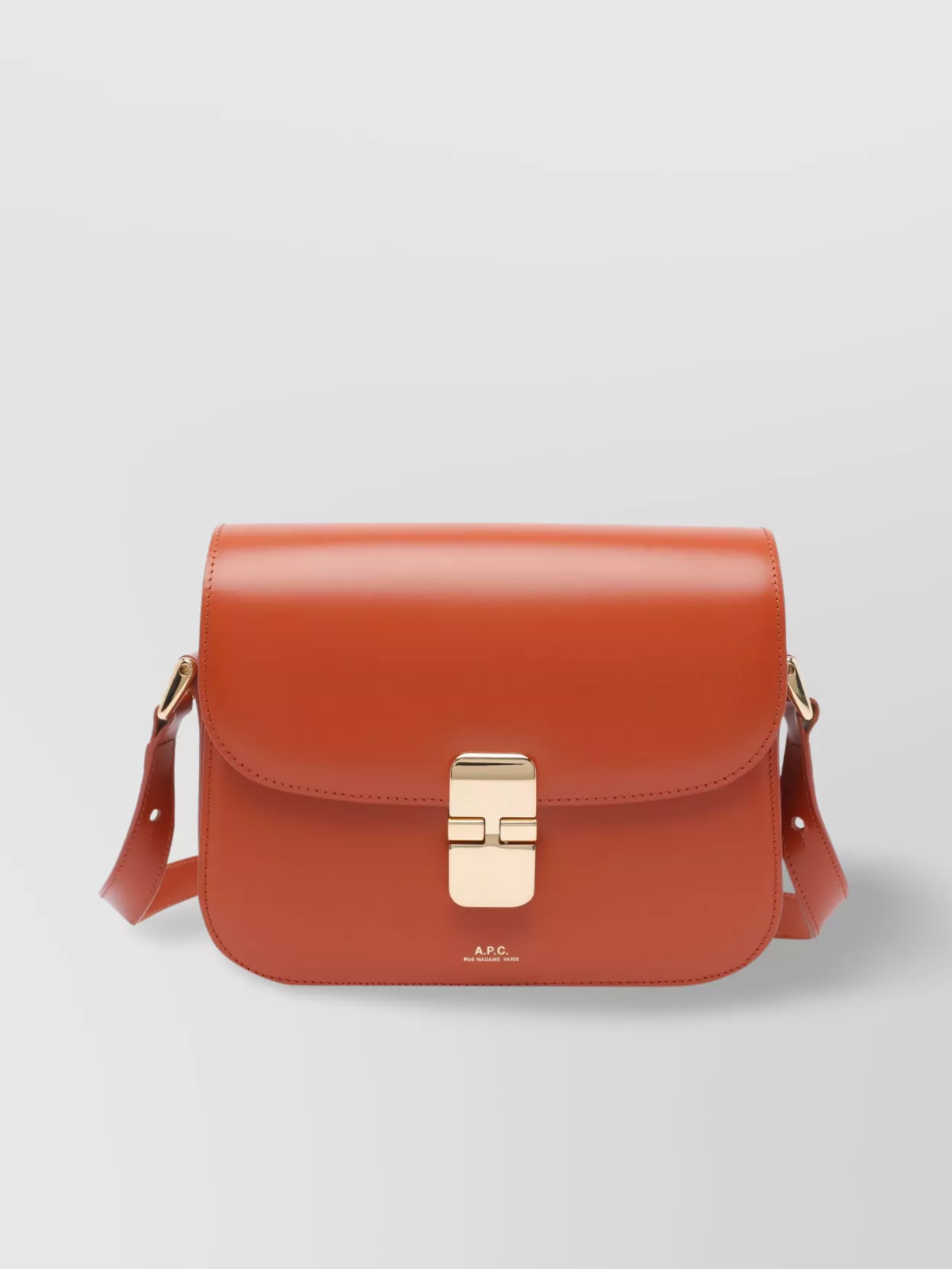 Apc Rectangular Shape Shoulder Bag With Adaptable Strap