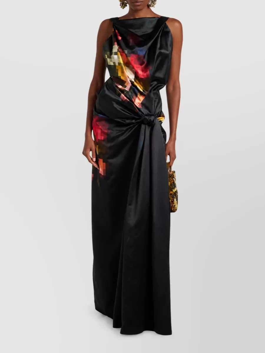 Dries Van Noten Silk-Blend Maxi Dress