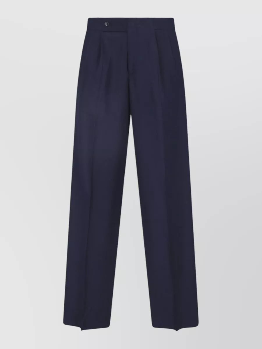 Giorgio Armani virgin wool wide-leg trousers