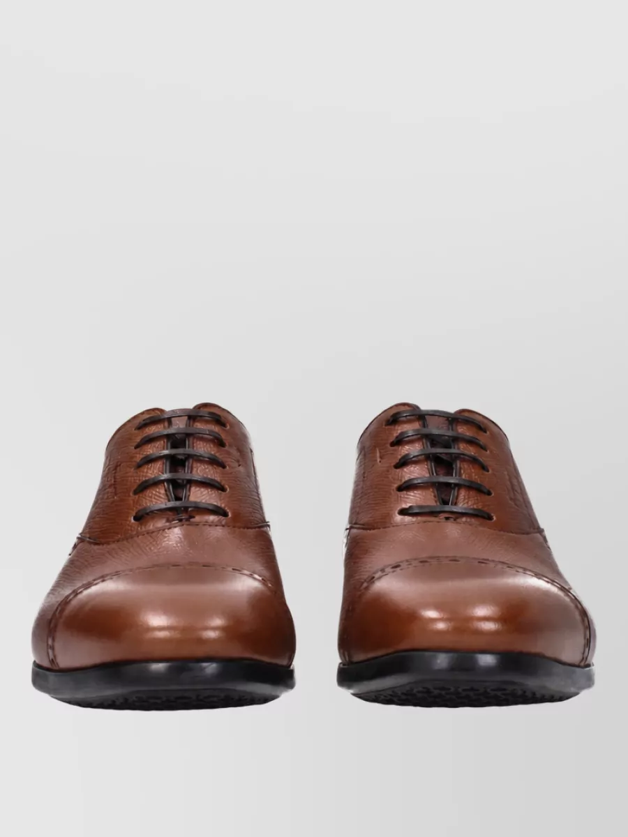 Ferragamo Leather Derby Shoes