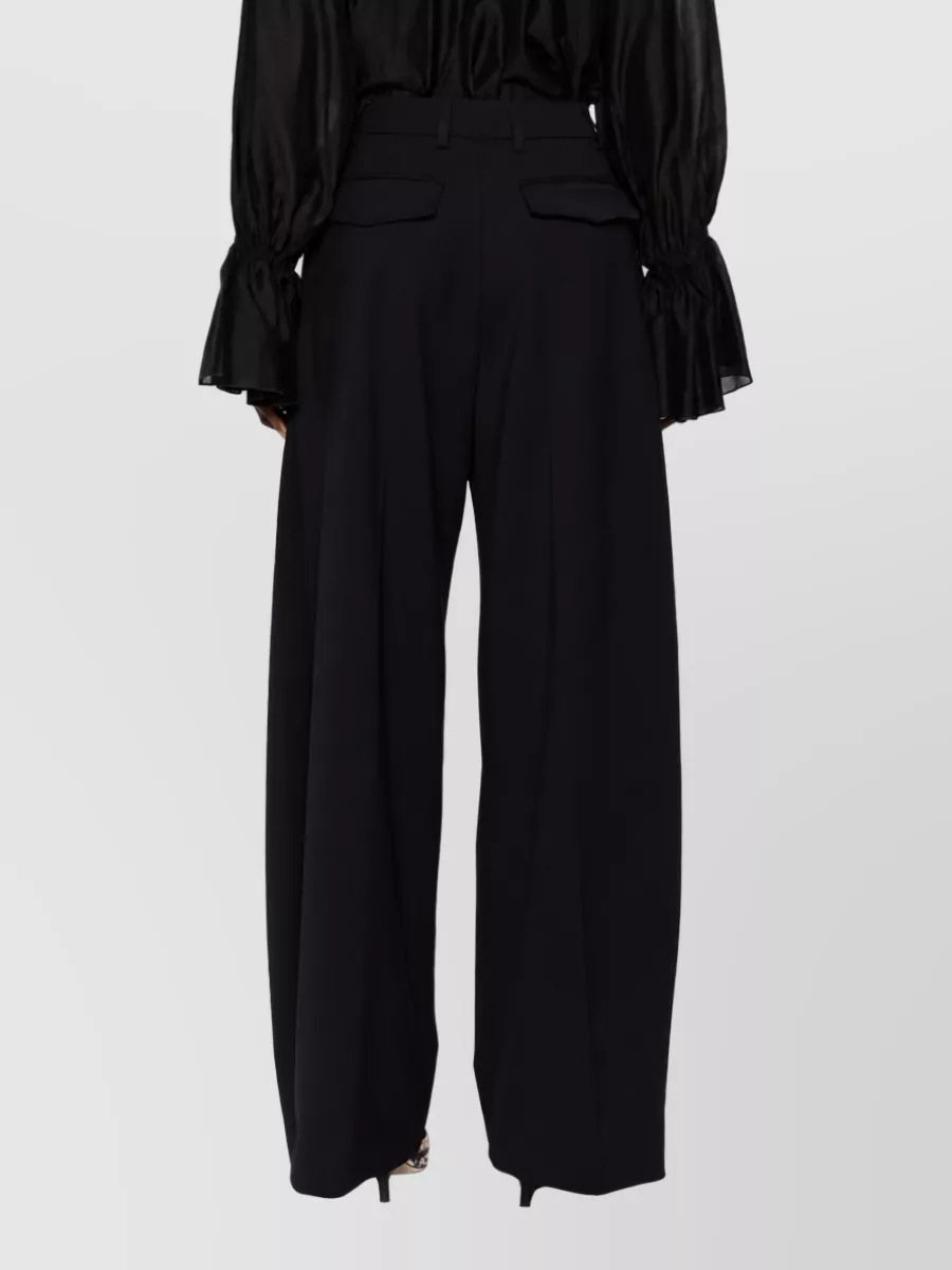 Thelatest Wide-Leg Pleated Suit Trousers