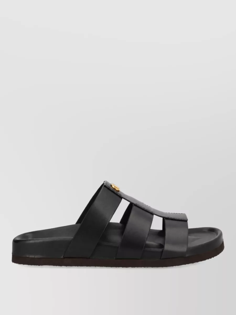 Valentino Garavani Leather Slide Sandals