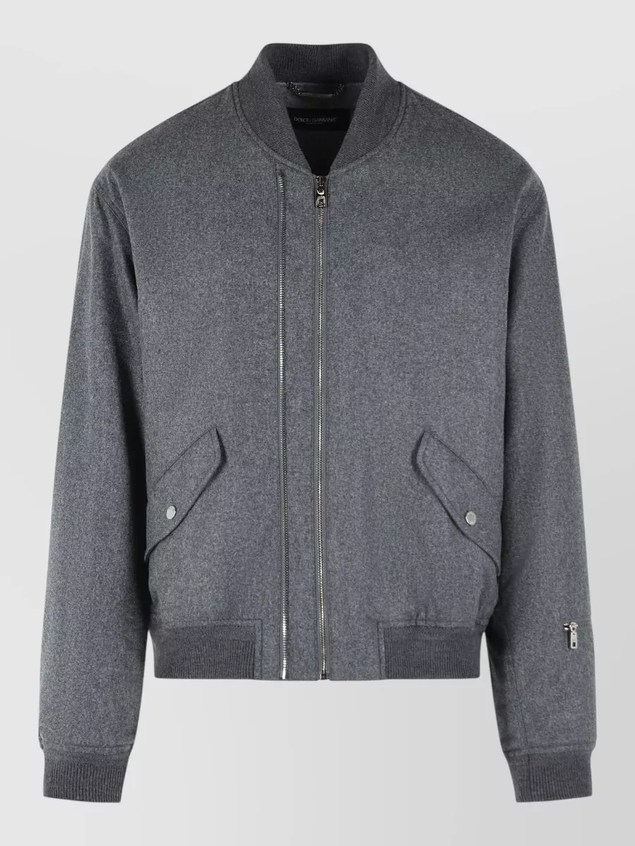 Dolce&Gabbana virgin wool bomber jacket