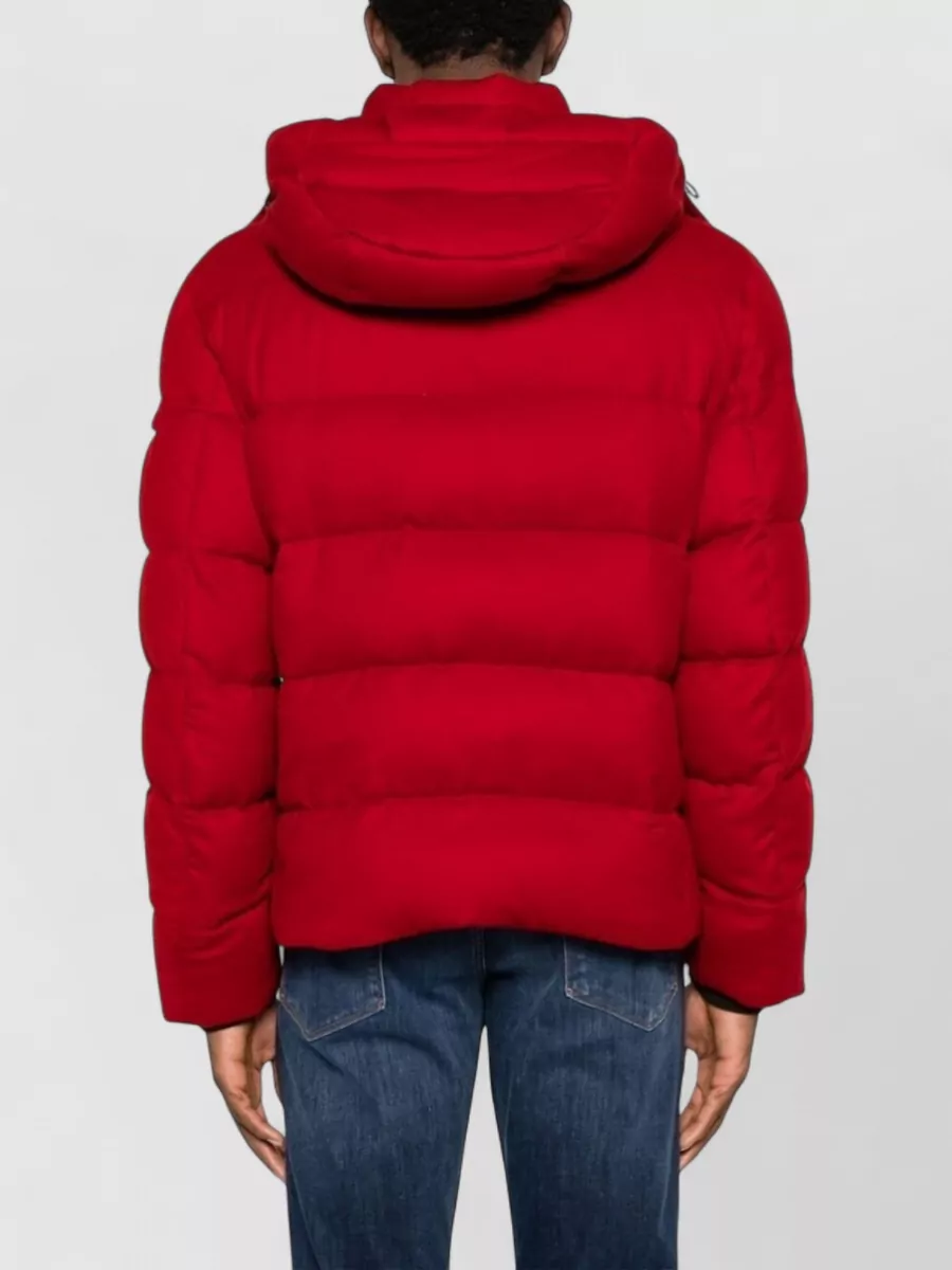 Moorer Brett Hooded Padded Jacket Long Sleeves