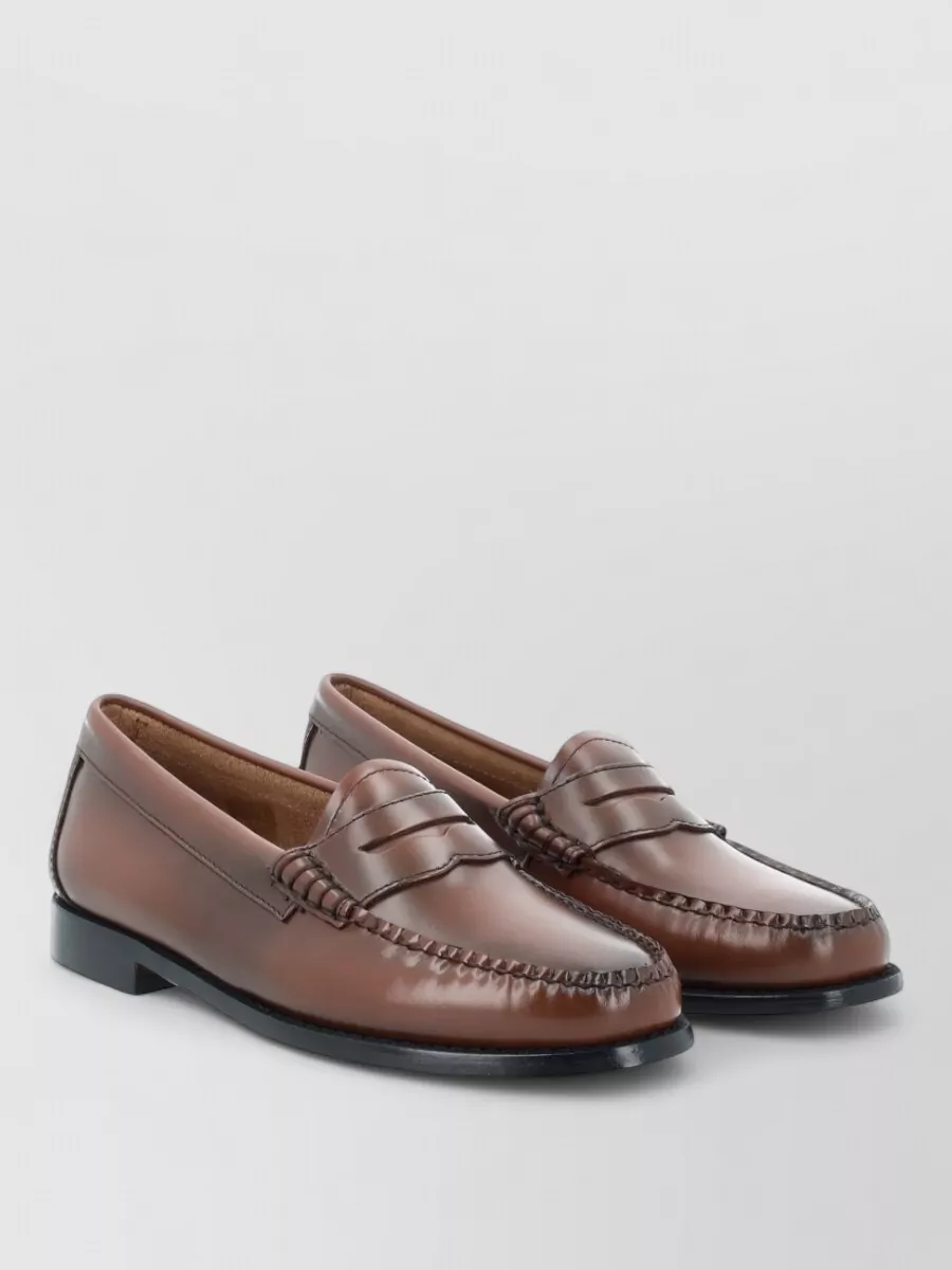 G.h. Bass Leather Weejun Penny Loafers