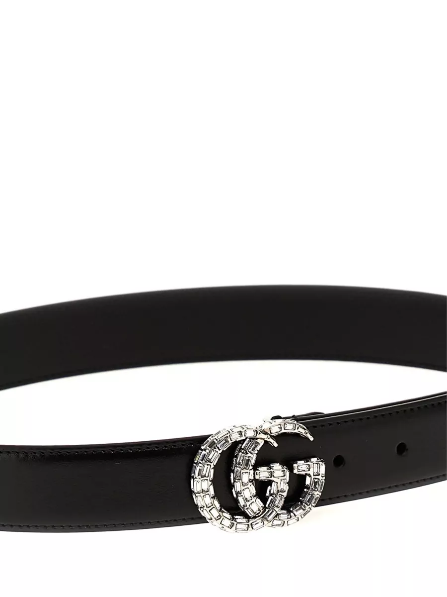 Gucci Belt Adjustable Length Embellished Buckle Hardware