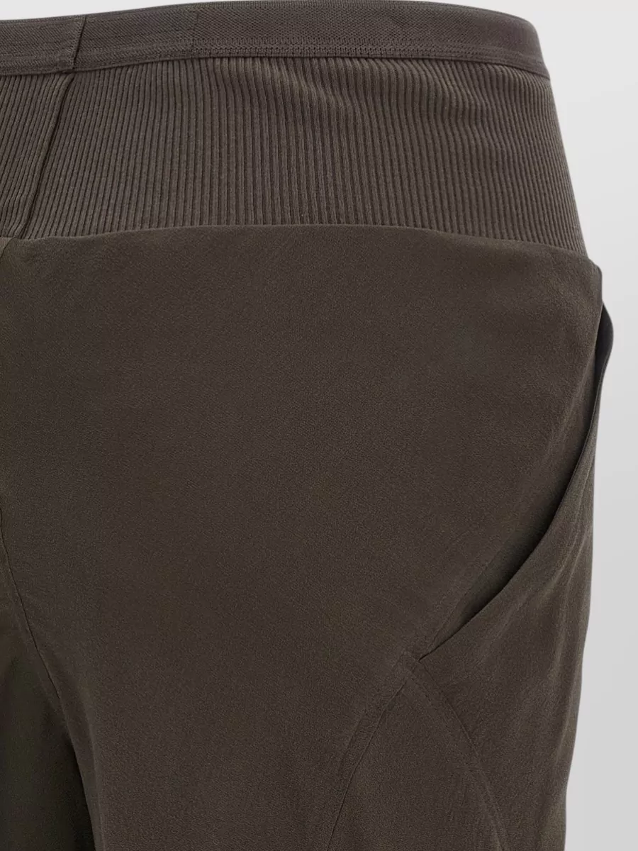 Rick Owens Silk Wide-Leg Trousers