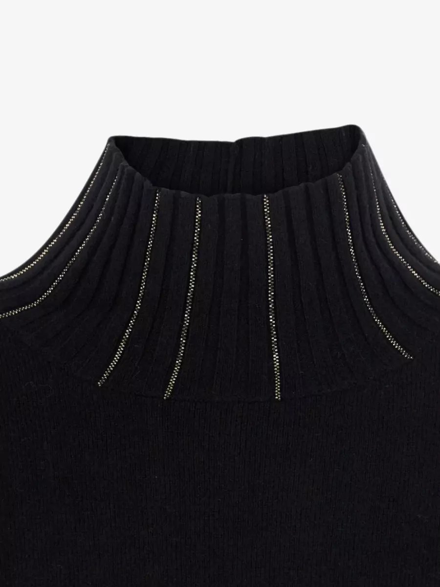 Fabiana Filippi Wool Silk Cashmere Knitted Dress