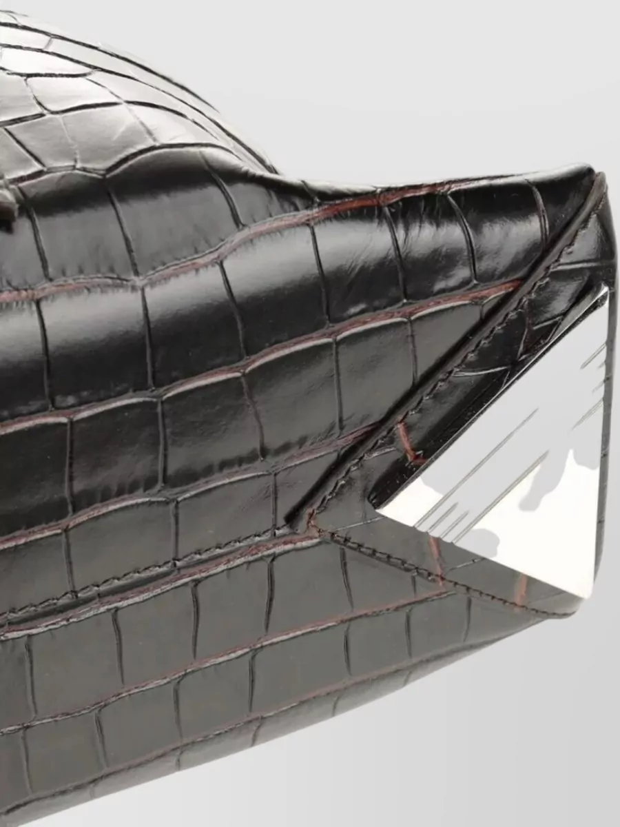 The Attico Small Leather Shoulder Bag