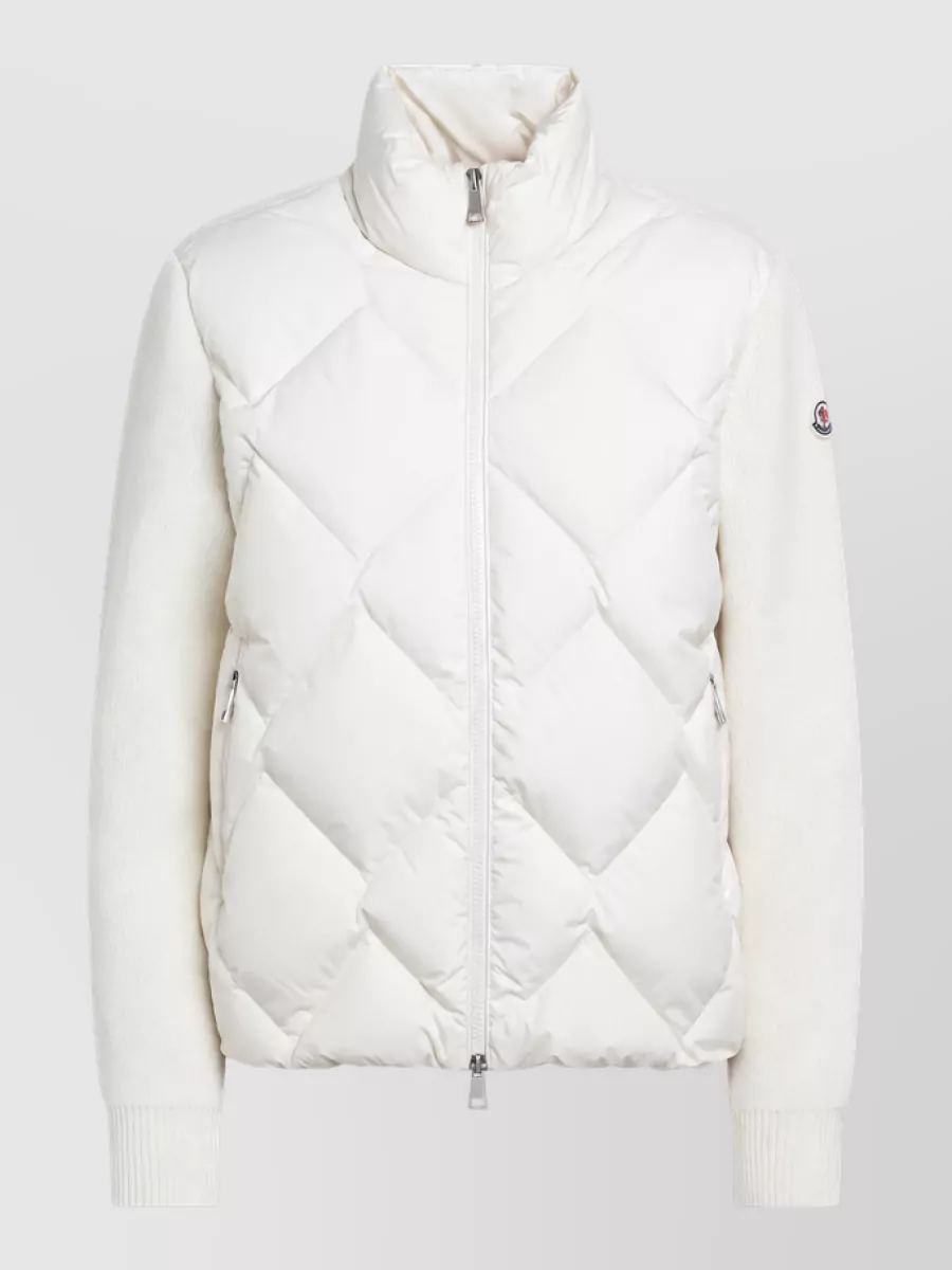 Moncler Down Puffer Jacket In White