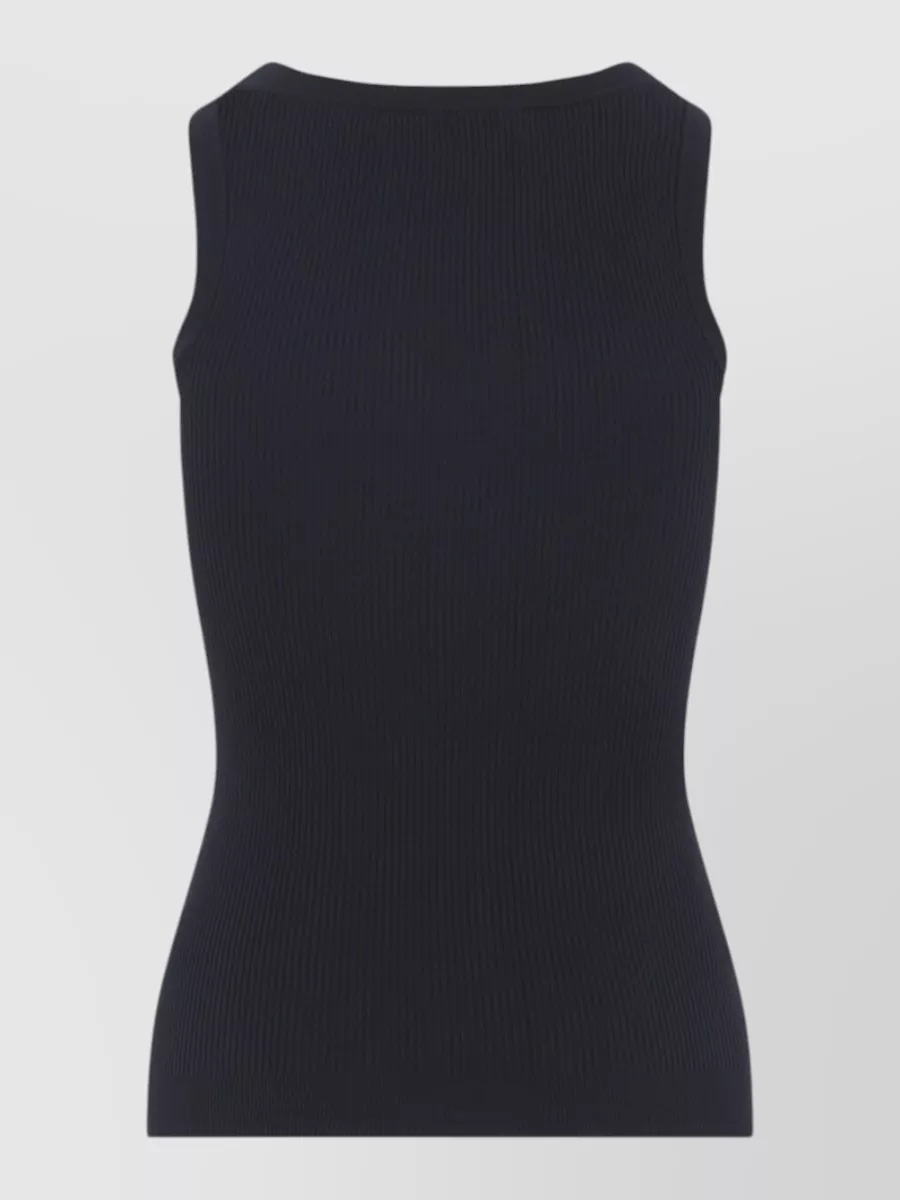 Miu Miu Ribbed Slim-Fit Cotton Tank Top